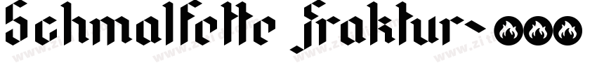 Schmalfette Fraktur字体转换 Schmalfette Fraktur字体转换